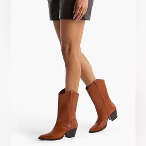 MAJE
Leather Cowboy Boots 37